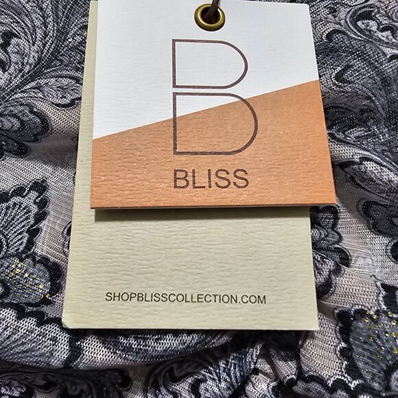 Bliss Ruched Mesh Turtleneck‎ Blouse Small - Picture 5 of 9